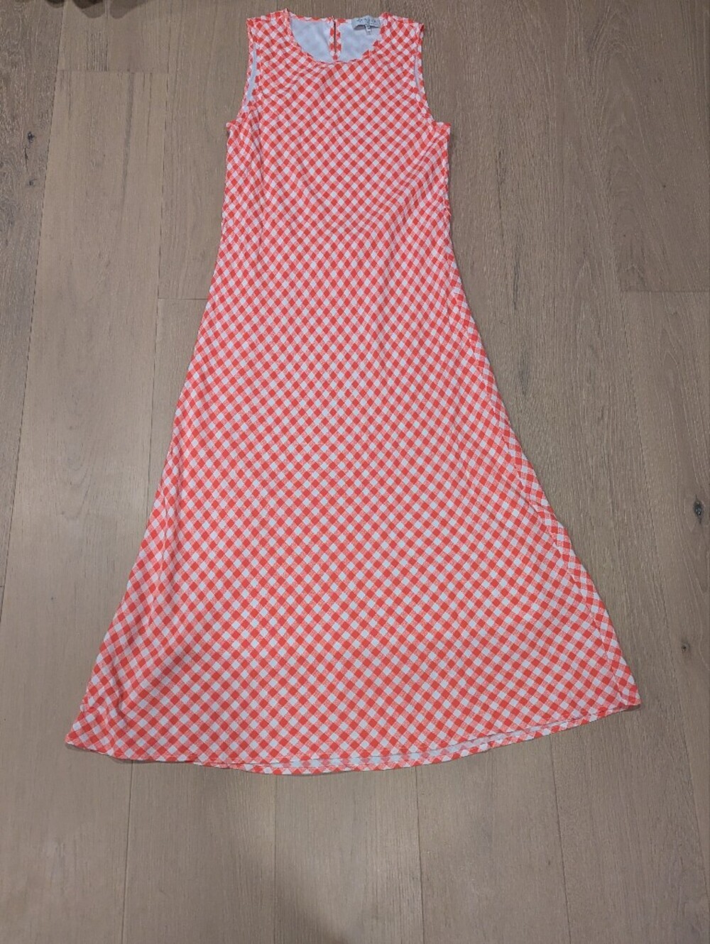 Women’s Red Gingham 90's Style Maxi Dress